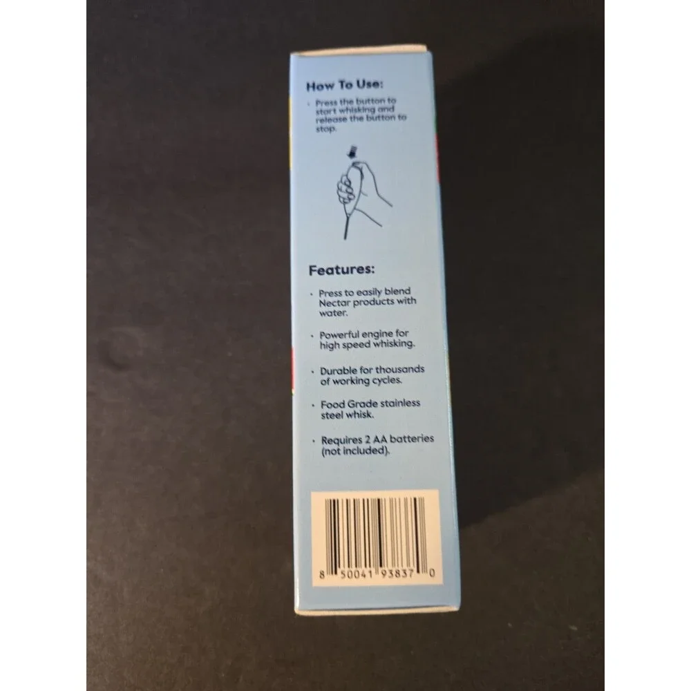 Nectar Electric Milk Frother – Handheld – Open Box New